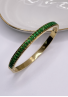 Bracelet perle verte