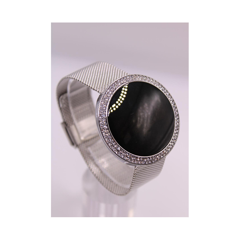 Montre Anaka Argenter En Acier Inoxydable