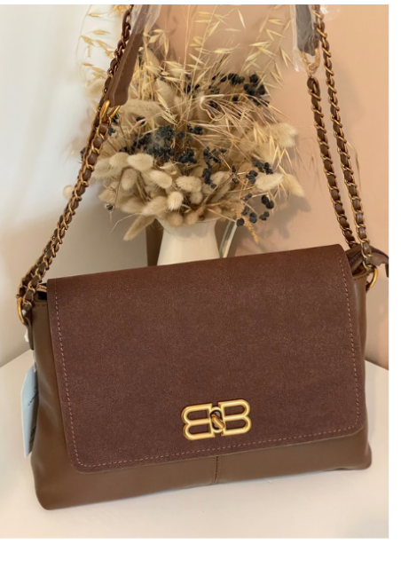 Sac chic marron loula