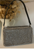 Sac strass Argenté