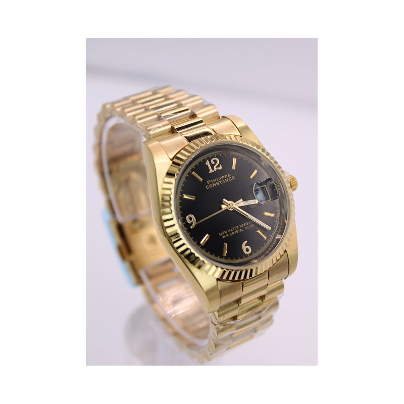 Montre Rolixa avec des chiffre Dorée GRANDE
