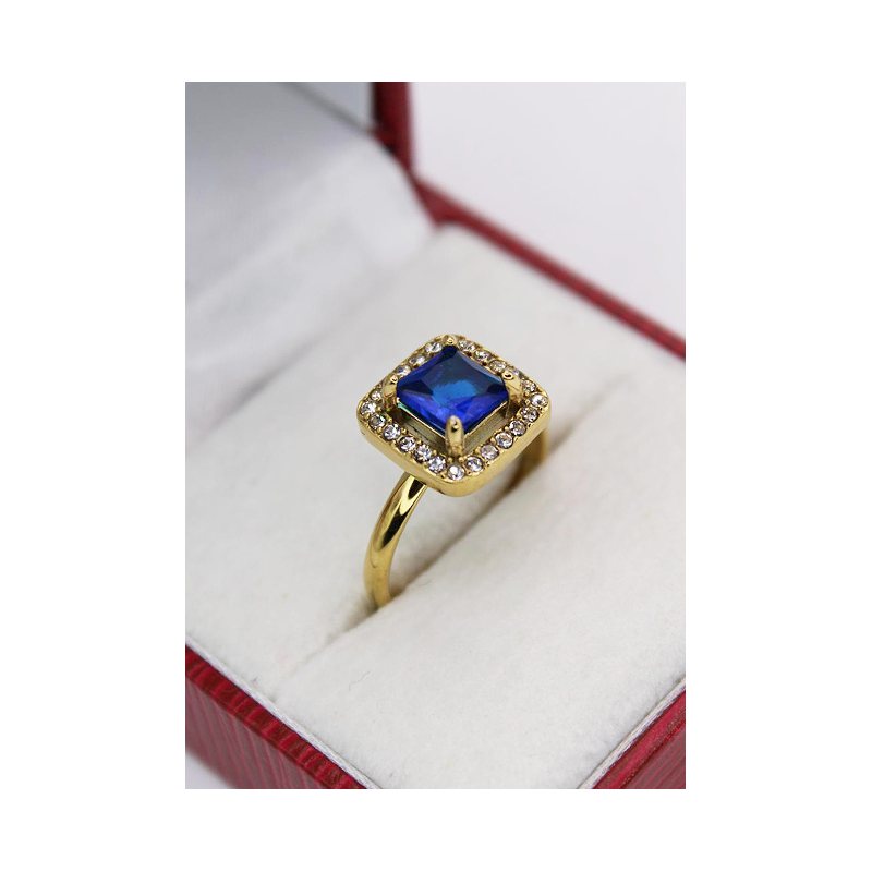 Bague Nina Zircone bleu