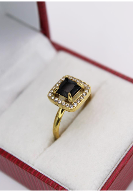 Bague Nina Zircone noir