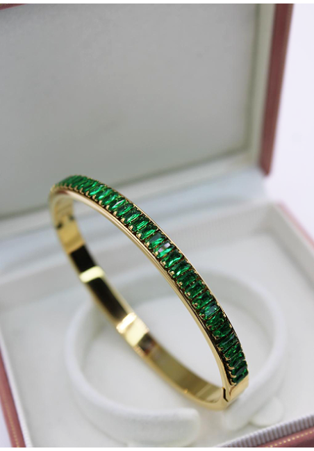 Bracelet Souma Zircone verte