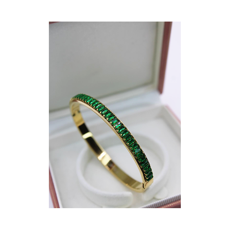 Bracelet Souma Zircone verte