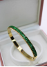 Bracelet Souma Zircone verte