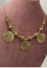 Collier trois louise en acier inoxydable