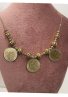 Collier trois louise en acier inoxydable