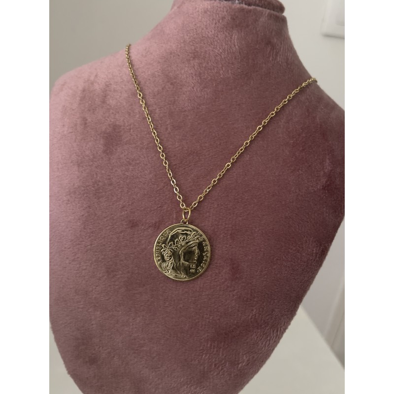 Collier simple Louisa en acier inoxydable
