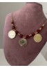 Collier zircone rouge 3louisa