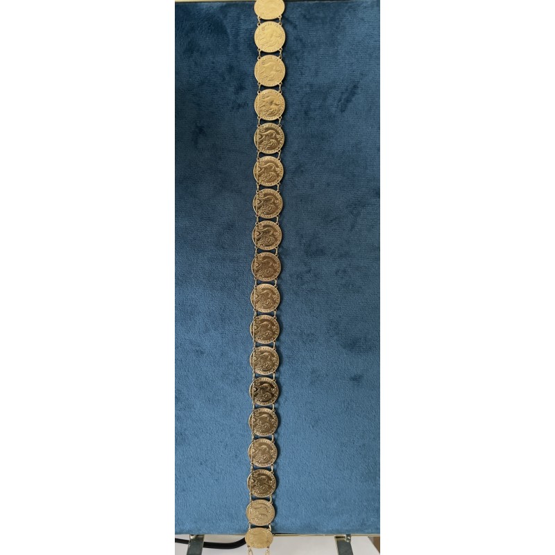 Ceinture  18 Louis double face