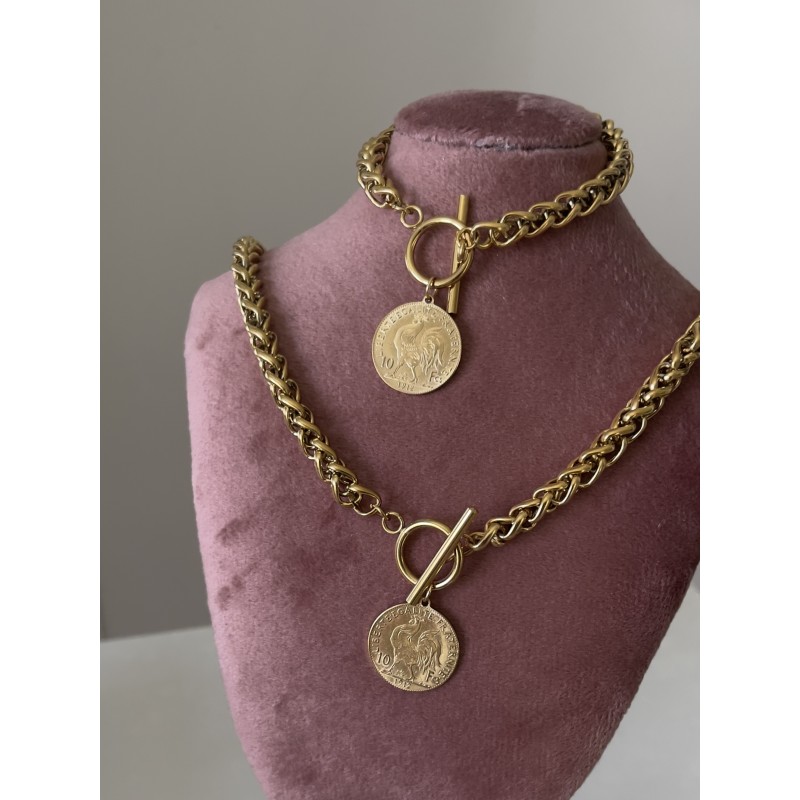 Parure Louise en acier inoxydable