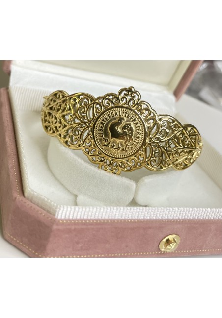 Bracelet faroj fermeture or