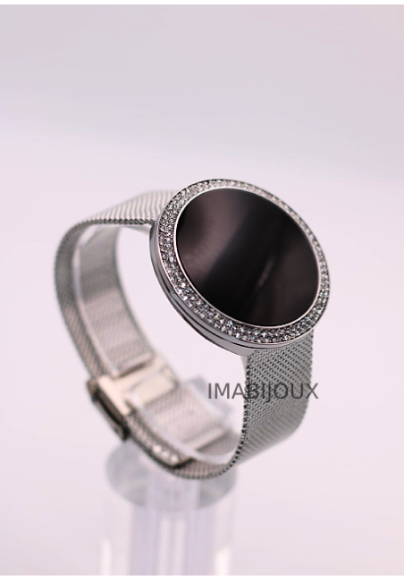 Montre Anaka Argenter En Acier Inoxydable