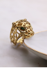 Bague jaguar Yeu verte