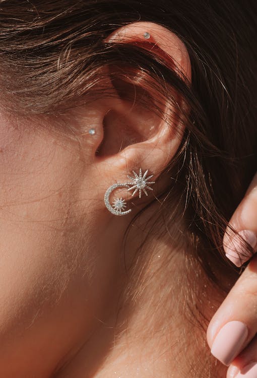 imabijoux Boucle d'oreille en acier inoxydable pour femme